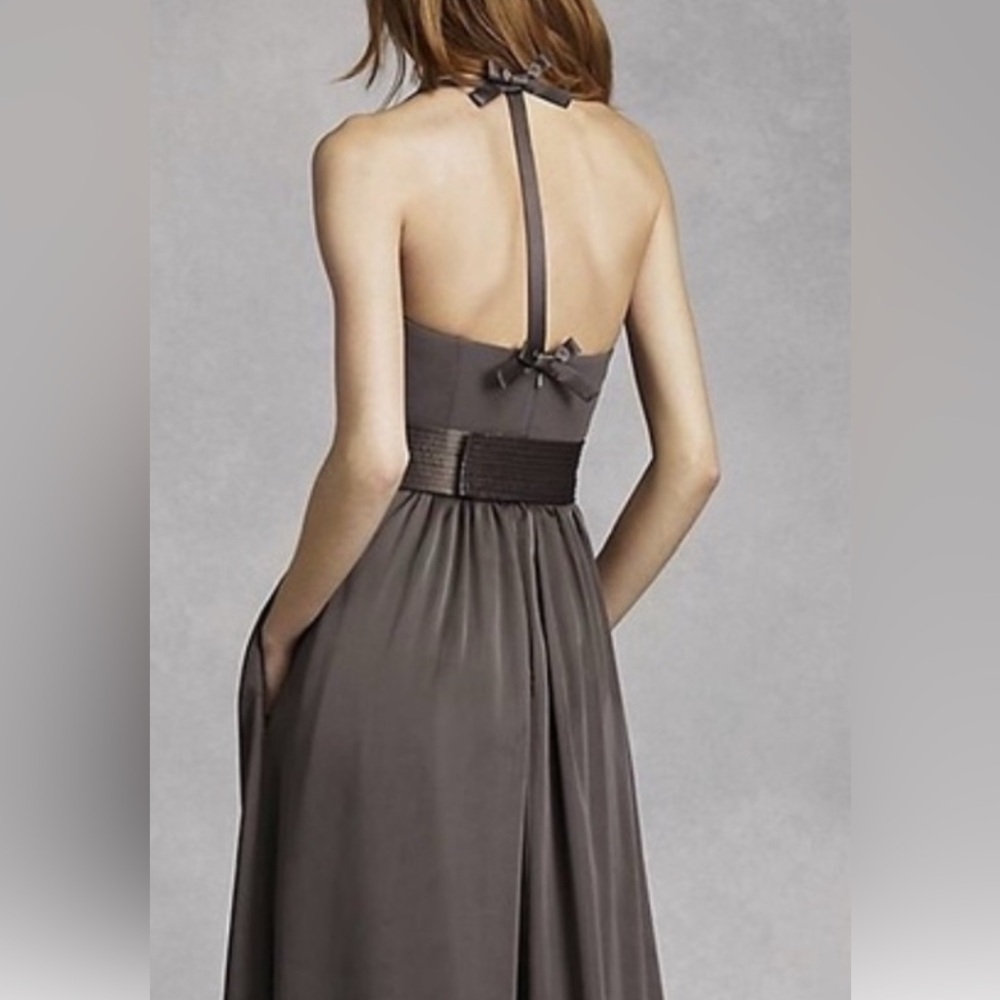 White by Vera Wang halter dress - Picture 2 of 7